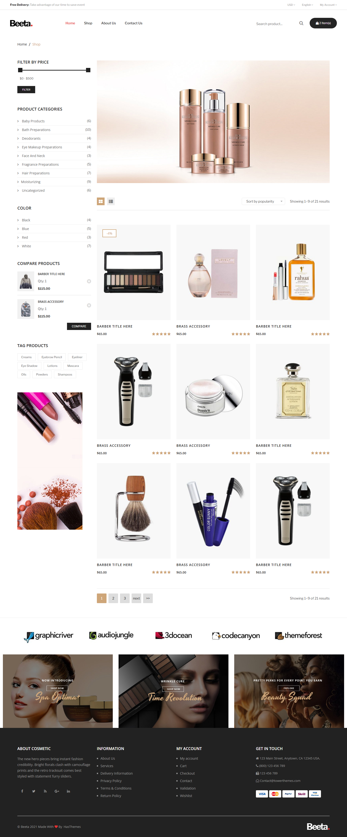 Beeta Cosmetics Store — Style 10 thumbnail 2