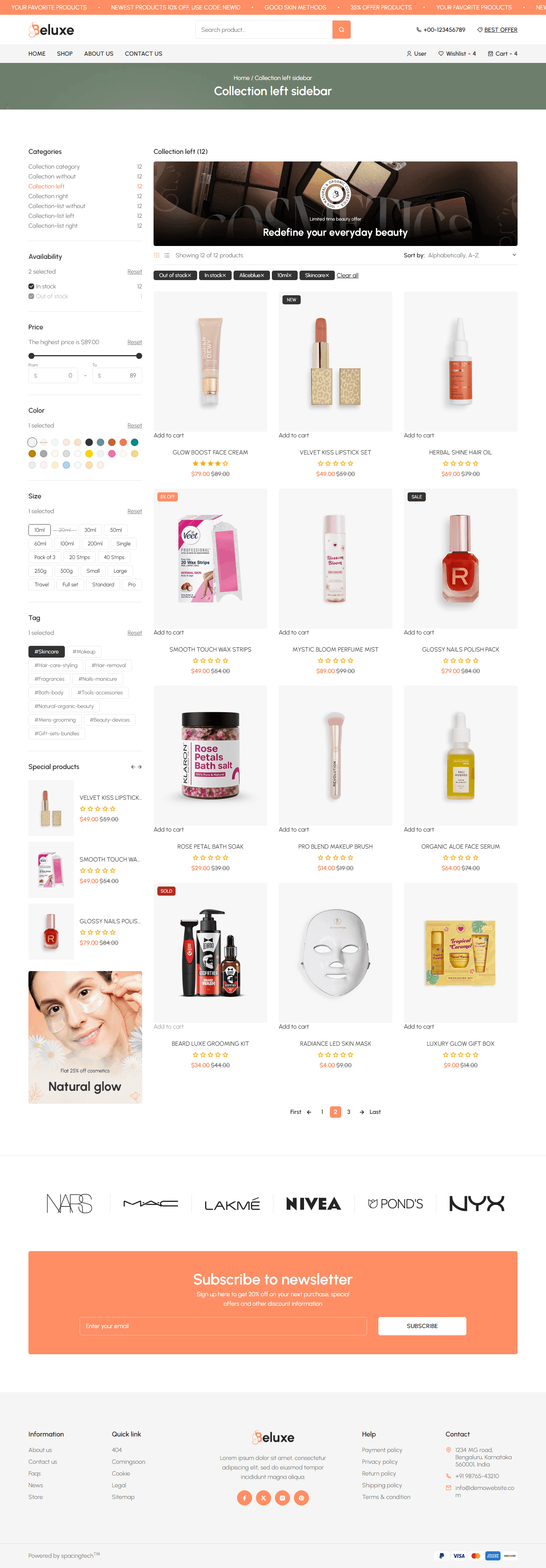 Beluxe Cosmetics Store — Modern thumbnail 2