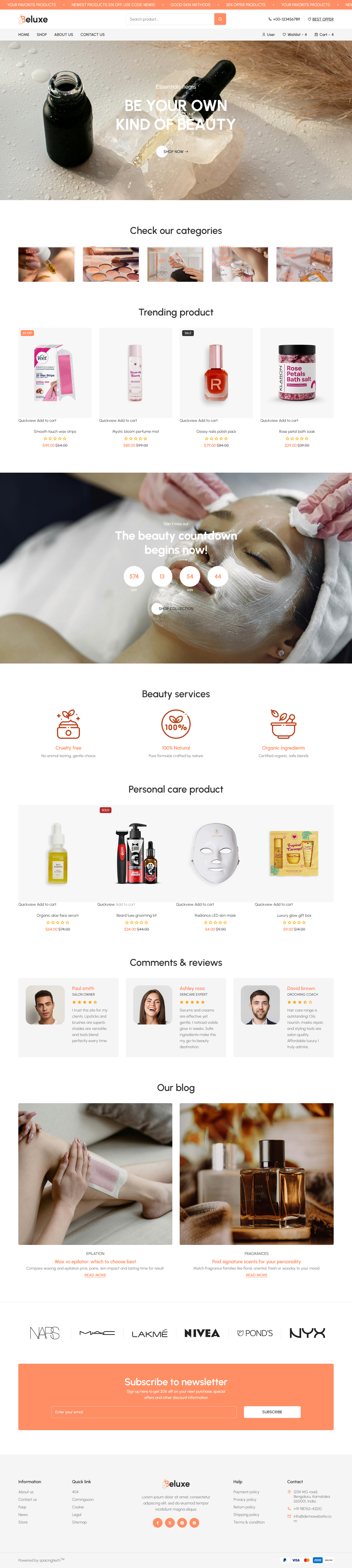 Beluxe Cosmetics Store — Alt screenshot 1