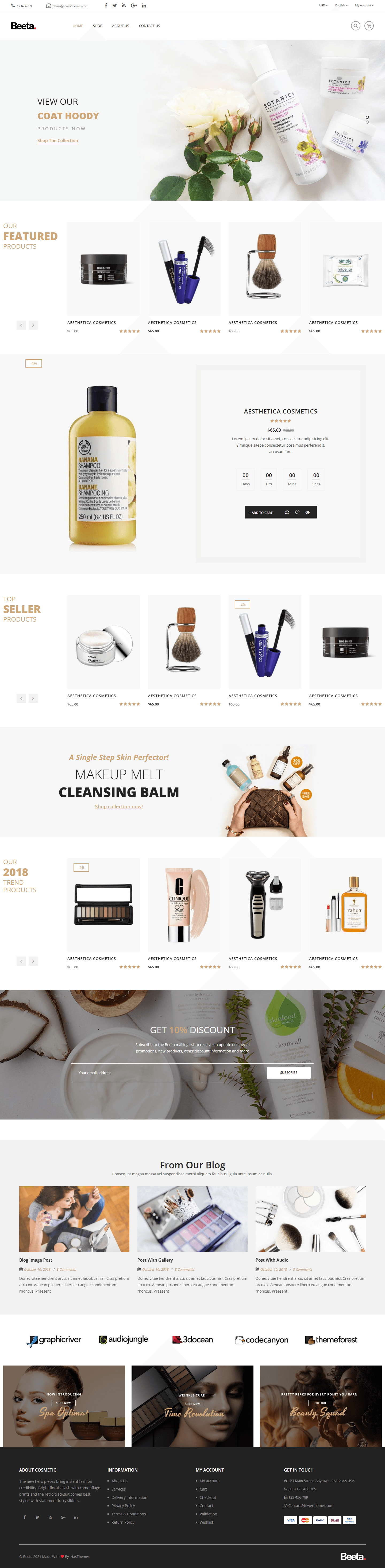 Beeta Cosmetics Store — Style 9 screenshot 1