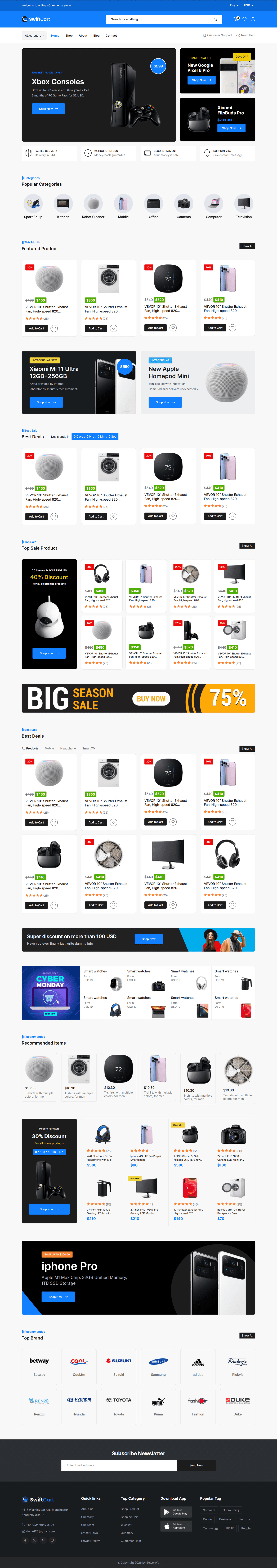 MarketPro Electronics — Minimal