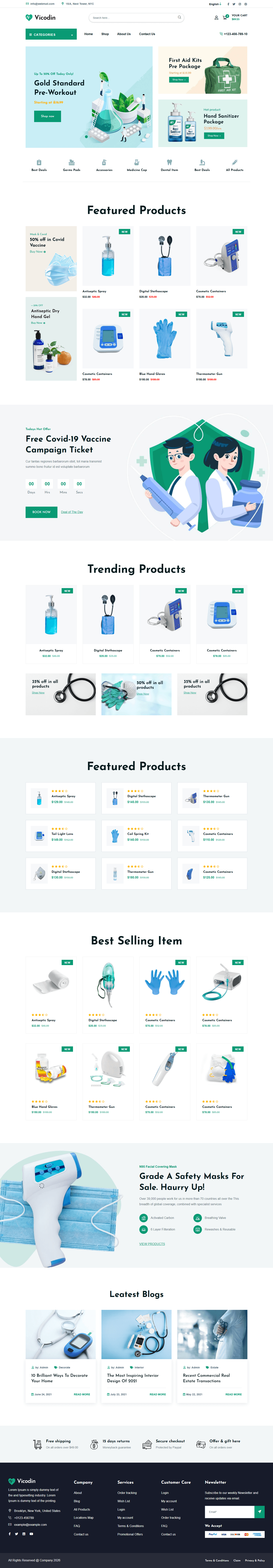 Health Care Store — Style 2 screenshot 1