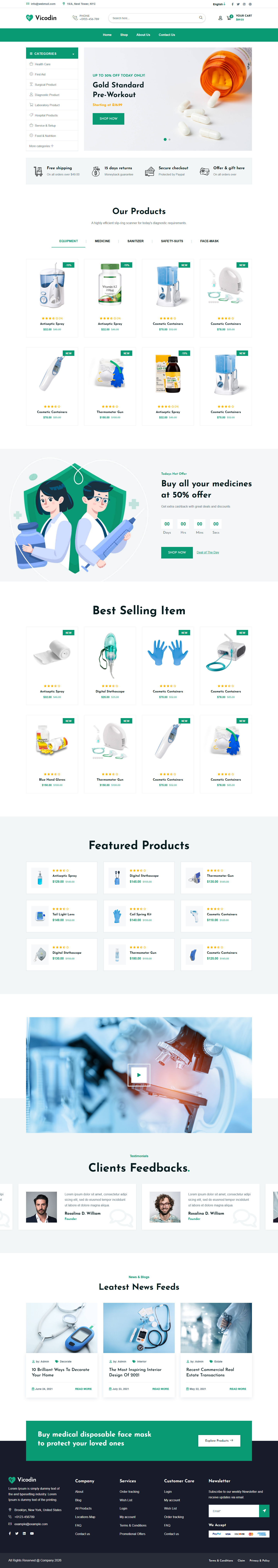 Health Care Store — Style 3 screenshot 1